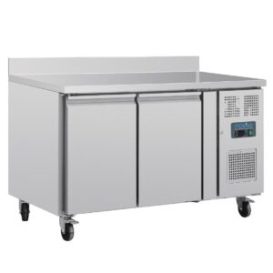 Polar U-Series Dubbele Deurs Werkbank koeling met Achterwand 282Ltr