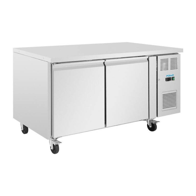 Polar U-serie 2-deurs counter met euronorm opslag 427L