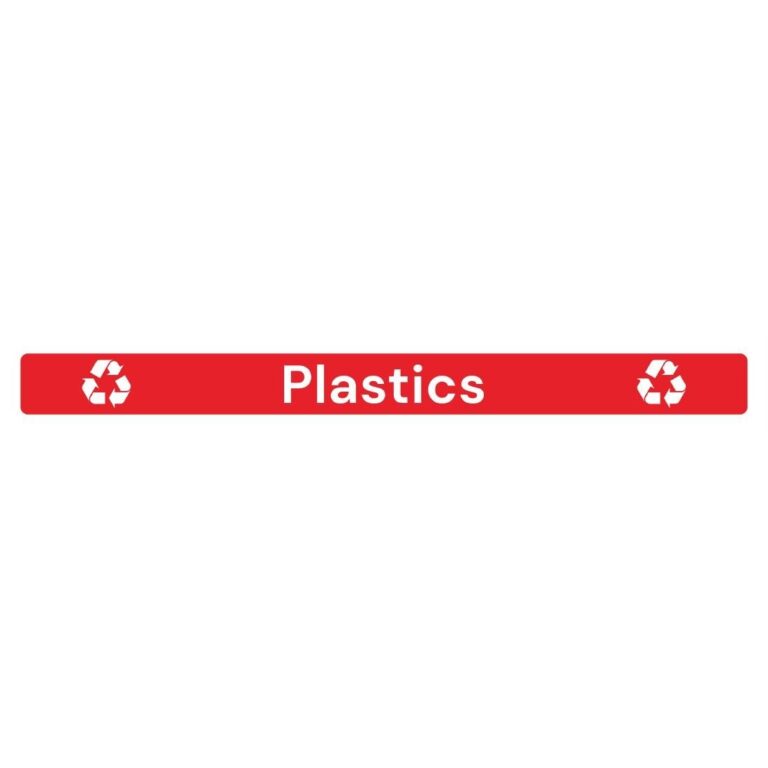Jantex Slim Bin Label - Plastic