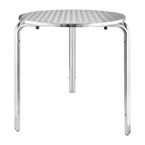 Bolero ronde RVS bistrotafel 70cm
