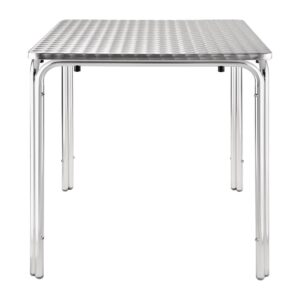 Bolero stapelbare vierkante RVS tafel 70cm