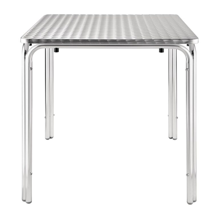 Bolero stapelbare vierkante RVS tafel 70cm