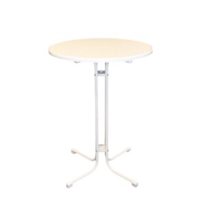 Inklapbare Statafel Monaco wit 80cm