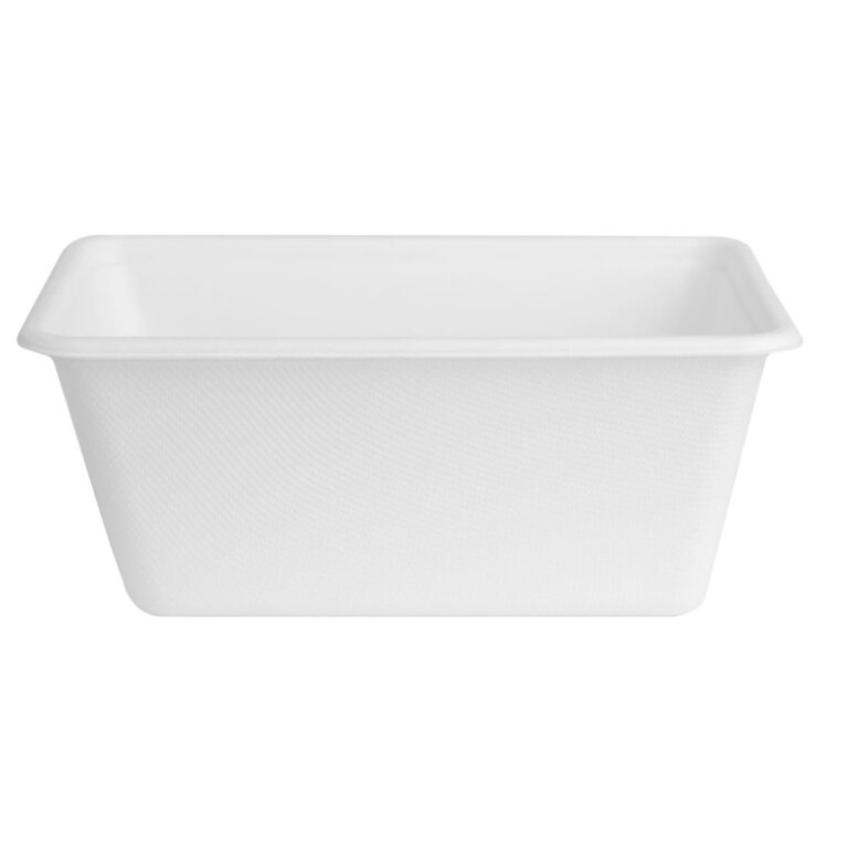 Fiesta Composteerbare Bagasse Voedselcontainer Bases 1000ml (100 stuks)