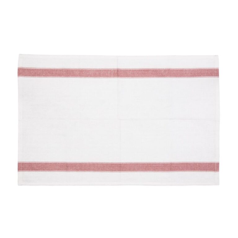 Vogue zware kwaliteit polykatoen theedoek rood 76 x 51cm