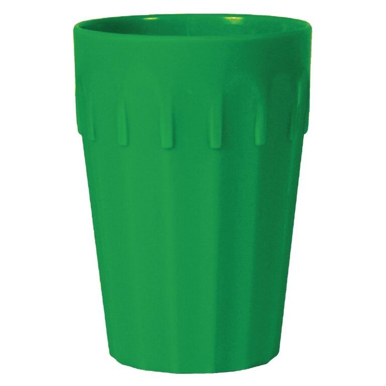Olympia Kristallon polycarbonaat bekers 14,2cl groen (12 stuks)