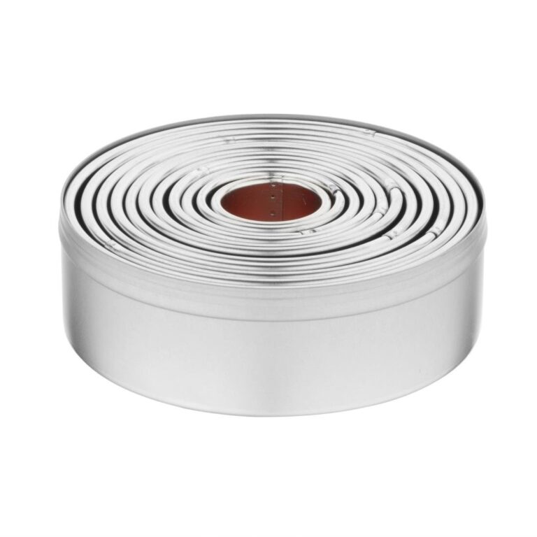 Vogue set ronde uitsteekvormen 2,3 - 9(&Oslash;)cm (11 stuks)