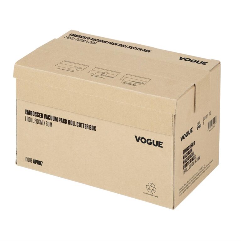 Vogue Vacu&uuml;mverpakkingsrol Met Snijbox (Reli&euml;f) 200 mm Breed