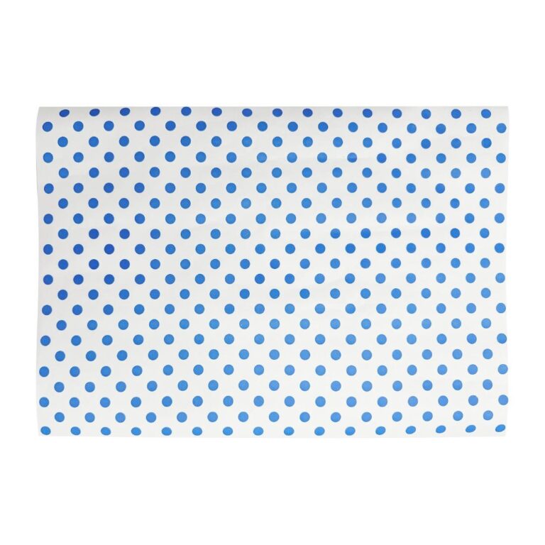 Fiesta Composteerbare Burgerwikkels Blauw Stip 250x350mm (200 stuks)