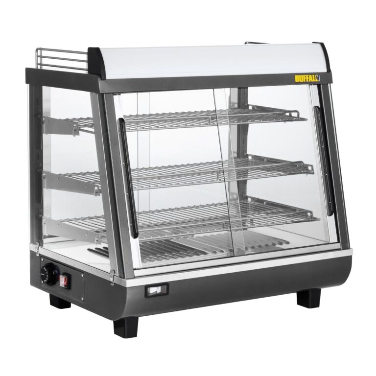 Buffalo Voor- En Achterdeur Verwarmde Vitrine 96Ltr
