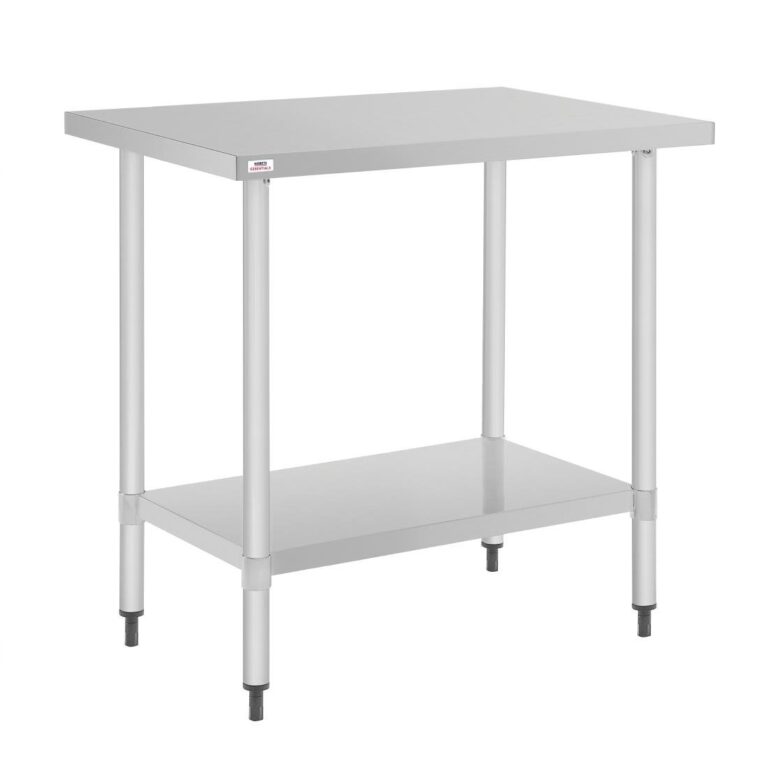 Nisbets Essentials RVS werktafel 800 x 600mm