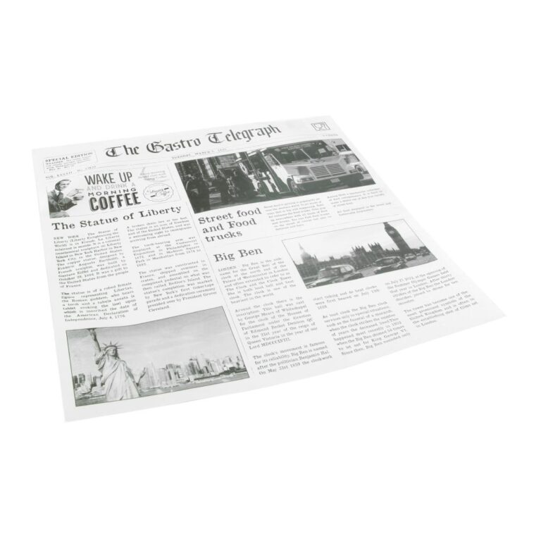 Sier Dispsoabels Vetvrij papier 300 x 300mm (300 stuks)