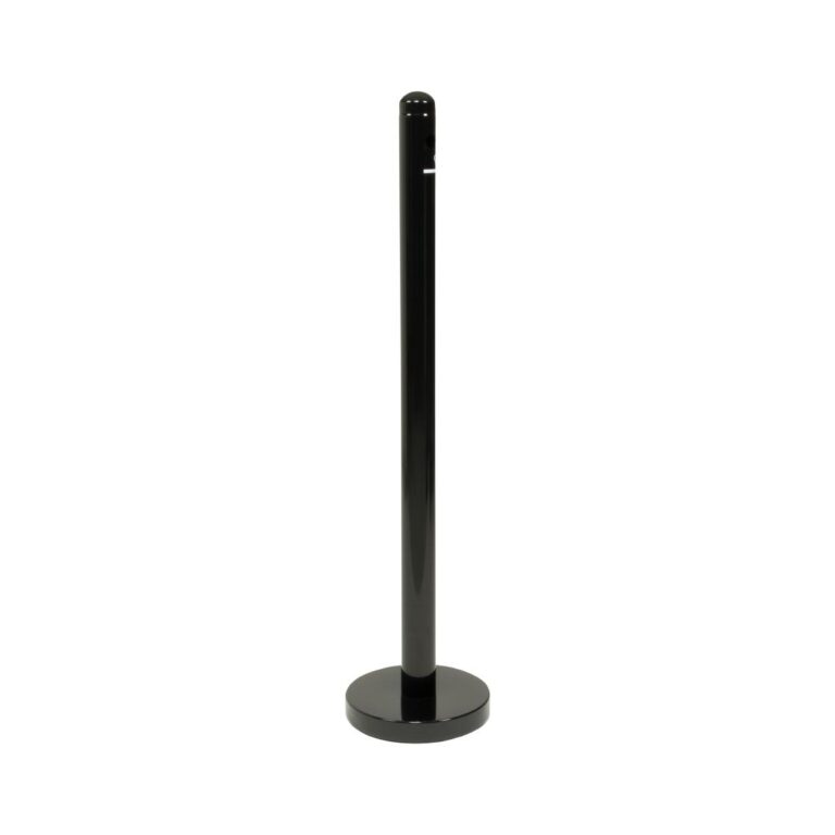 Securit Rookpaal en onderstel Zwart RVS - 100cm