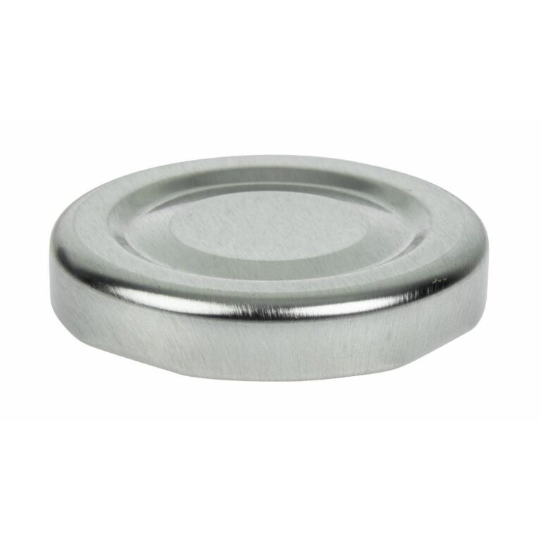 Zilveren deksel voor mini melkfles GL160 (18 stuks)