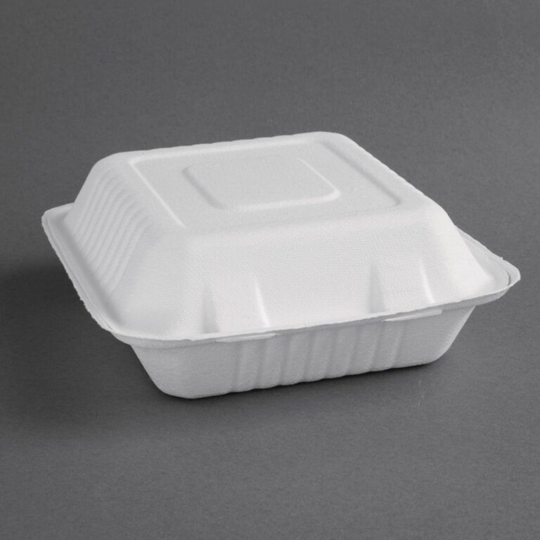 Fiesta Compostable composteerbare bagasse voedseldozen 223mm (200 stuks)