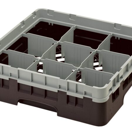 Vaatwasmand bruin 9-comp. max Ø14,8 cm