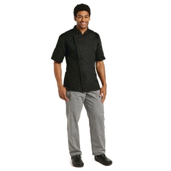 Chef Works Springfield unisex koksbuis met rits zwart S