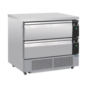 Polar U-serie compacte vriezer 2 lades 4x GN 1/1