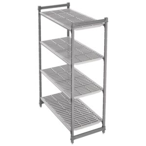 Cambro stelling 183cm hoog 4 schappen – 61cm diep – 152,5cm breed