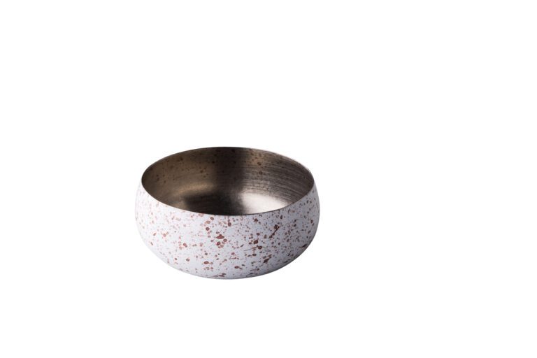 RVS kom vintage speckle Ø10 cm 350ml