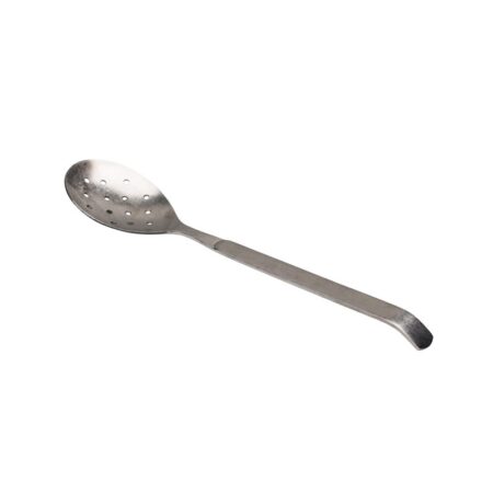 RVS opscheplepel geperforeerd vintage 30cm