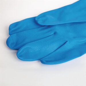 MAPA Ultranitril 475 waterdichte handschoenen voor schoonmaak of voedselbereiding blauw – L