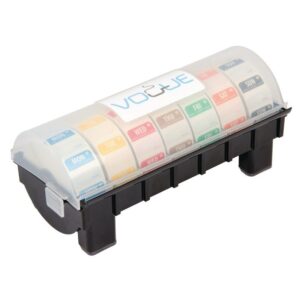 Vogue 2,5cm dispenser inclusief 7 rollen voedseletiketten da