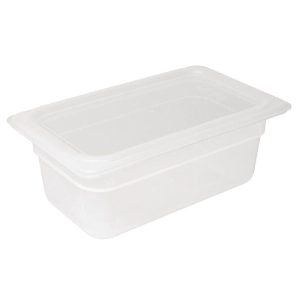 Vogue polypropyleen GN 1/4 bak met deksel 15cm