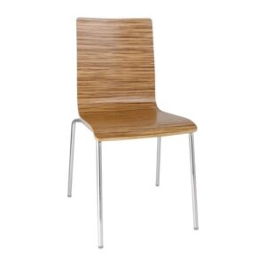 Bolero stoel met vierkante rug eiken – 4 stuks