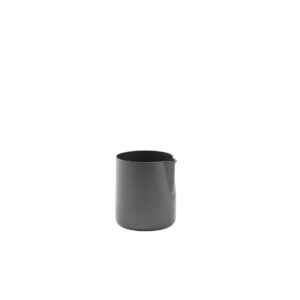 RVS roomkan met non-stick coating zwart 150 ml