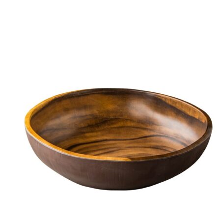 African wood ronde kom 33x33x9 cm