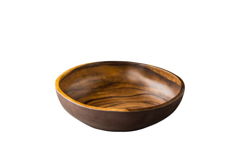 African wood ronde kom 33x33x9 cm
