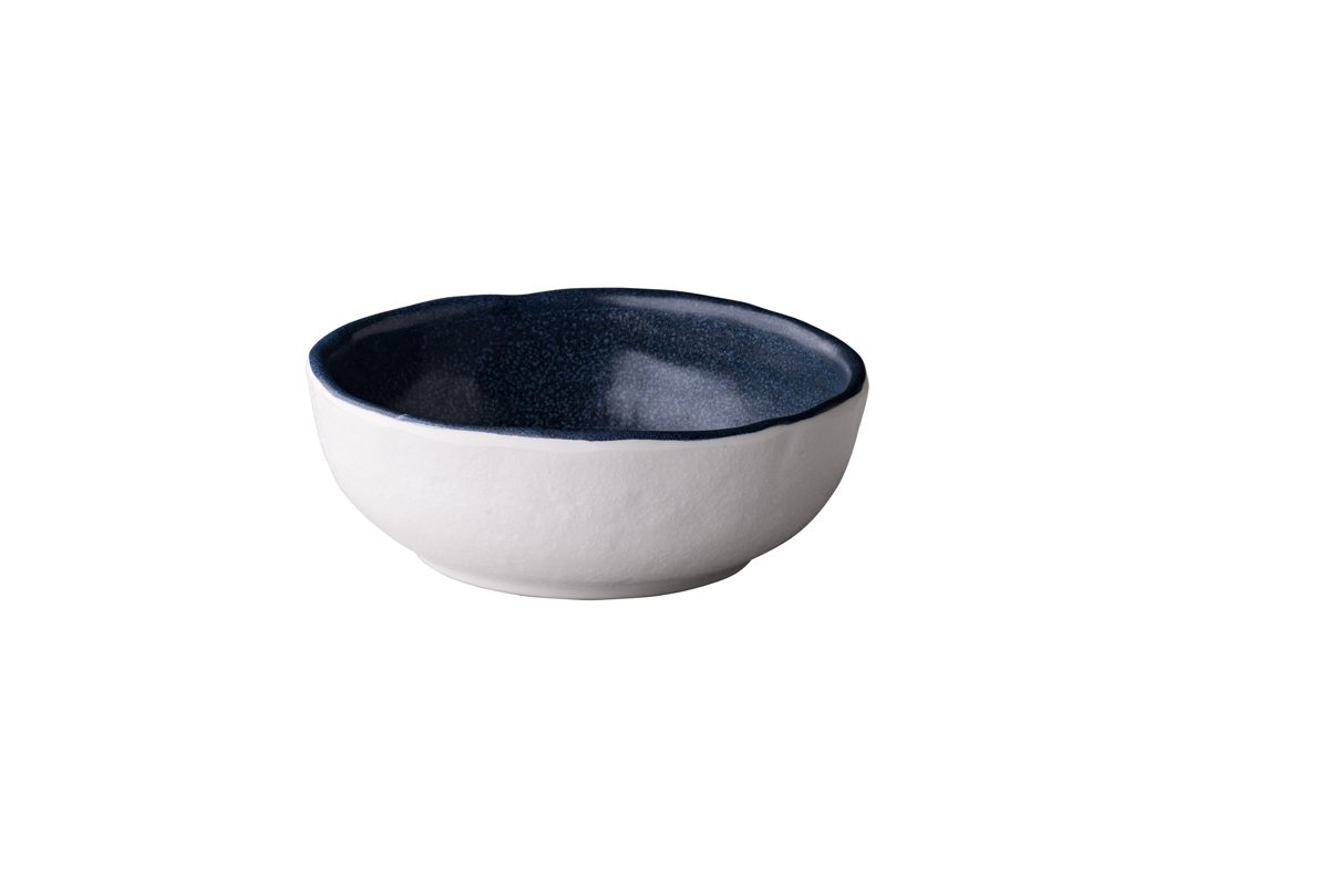 Kom laag donkerblauw 12,4 cm