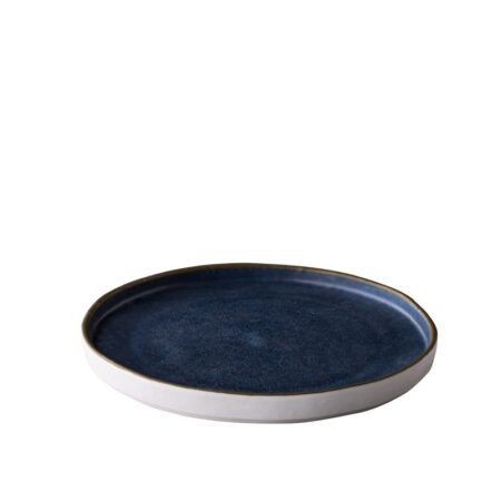 Bord stapelbaar donkerblauw 21 cm