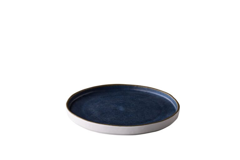 Bord stapelbaar donkerblauw 21 cm