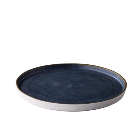 Bord stapelbaar donker blauw 27,3 cm