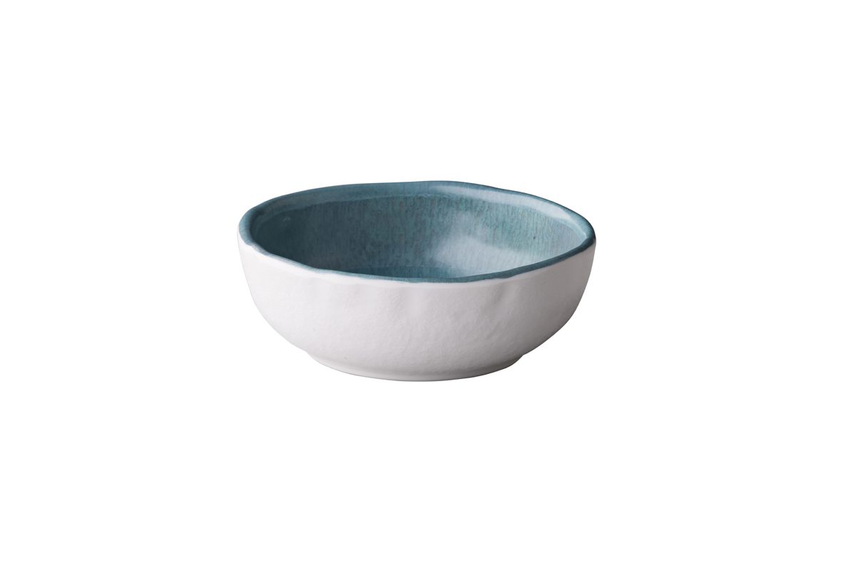 Kom laag licht blauw 12,4 cm