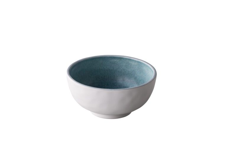 Kom hoog lichtblauw 12,6 cm