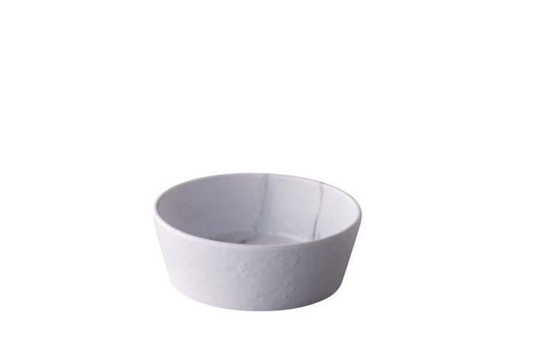 Kom hoog marmer 12,8 cm