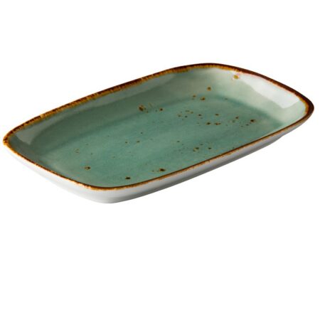 Rechthoekig bord reactive blue 24,7 x 15,4 cm