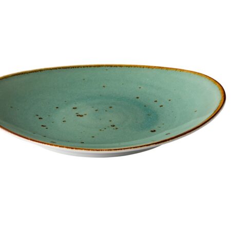 Ovaal bord reactive blue 21,5 x 19 cm