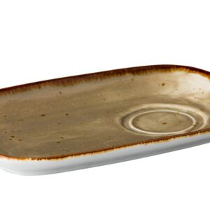 Multifunct. schotel rechth. react. sand 25 x 15 cm