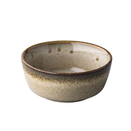 Q Authentic Stone White saus kom 8 cm