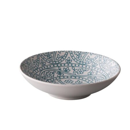 Barcelona diep bord blauw 19 cm