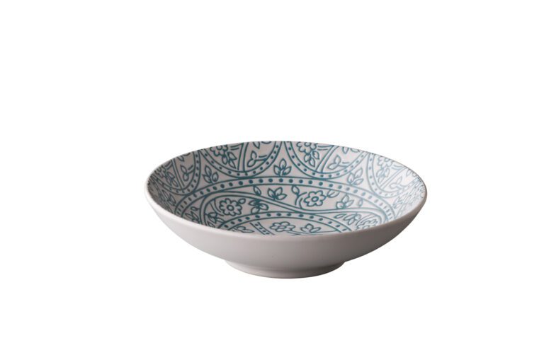 Barcelona diep bord blauw 19 cm