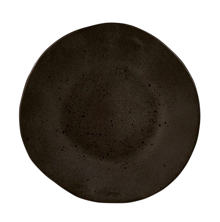 Q Authentic Stone Black bord 28,5 cm