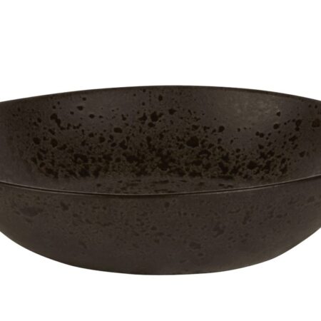 Q Authentic Stone Black diep bord 22 cm