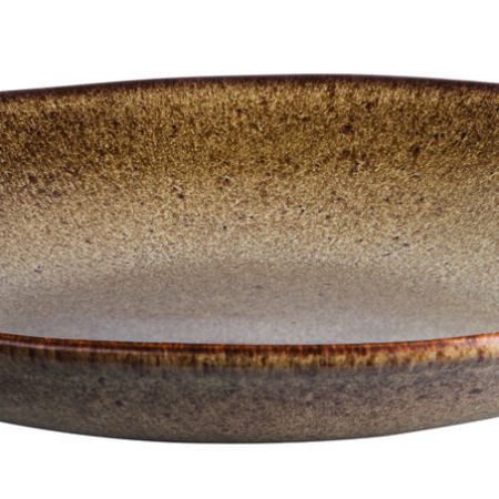 Q Authentic Stone Brown coupebord diep 26,5 cm