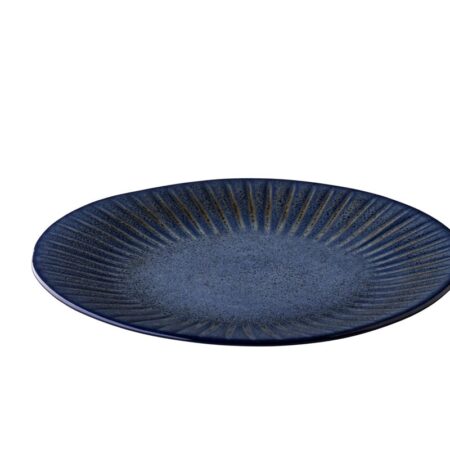 Q Authentic Stone Blue bord 28,5 cm