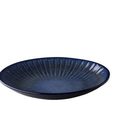 Q Authentic Stone Blue coupebord 26,5 cm